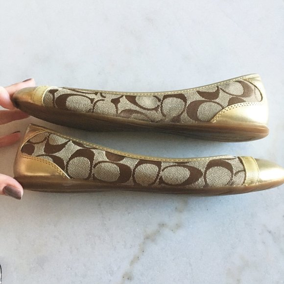 New! Coach Cecile signature ballet flat shoe NWOT - Picture 9 of 10